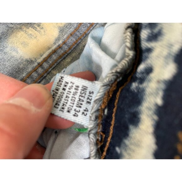 FWRD Buckle Up Super Distressed Thrashed Grunge Jeans Size 42 - Picture 6 of 10